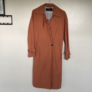 Dusty Rose Trench Coat